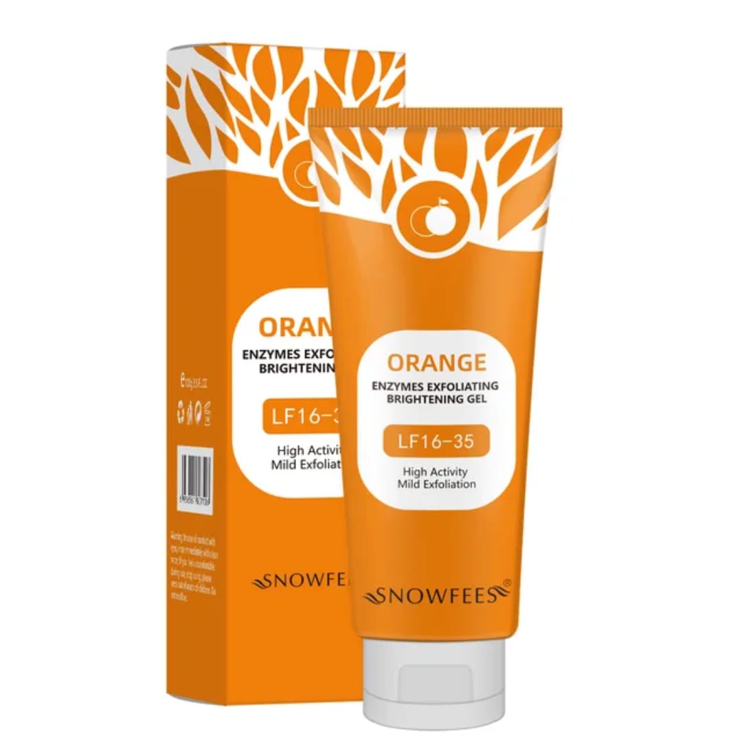 Applying brightening facial cleanser gel on face