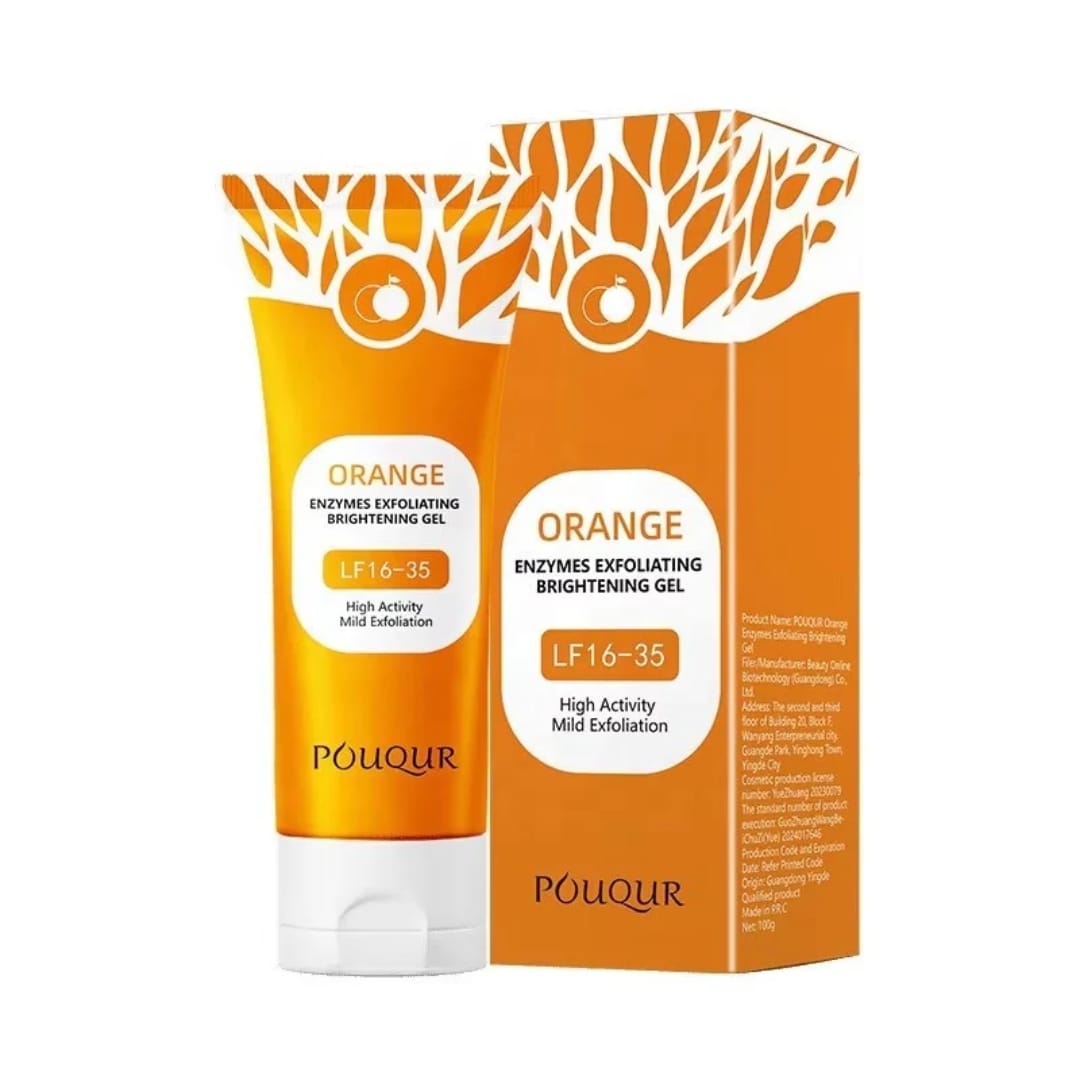 Applying cleanser gel on face